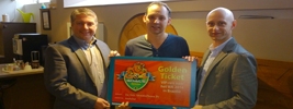 De Vier winnaar Golden Ticket Go4Goals ROCKFON